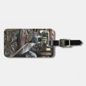 Aquatisch, maar gekust met woestijnwind, Jeruzalem Bagagelabel (Voorkant horizontaal)