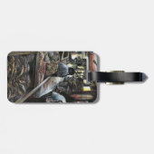 Aquatisch, maar gekust met woestijnwind, Jeruzalem Bagagelabel (Achterkant horizontaal)