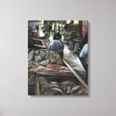 Aquatisch, maar gekust met woestijnwind, Jeruzalem Canvas Afdruk (Voorkant)