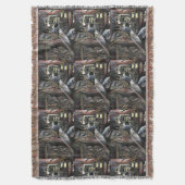 Aquatisch, maar gekust met woestijnwind, Jeruzalem Deken (Voorkant Verticaal)