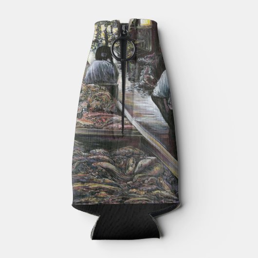 Aquatisch, maar gekust met woestijnwind, Jeruzalem Flesjeskoeler (Achterkant)