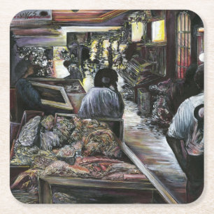 Aquatisch, maar gekust met woestijnwind, Jeruzalem Kartonnen Onderzetters