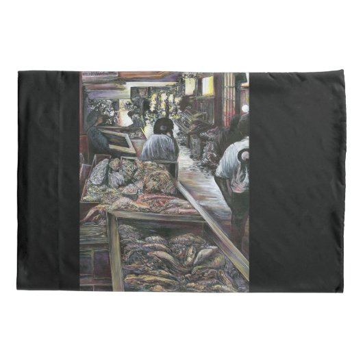 Aquatisch, maar gekust met woestijnwind, Jeruzalem Kussensloop (Achterkant)