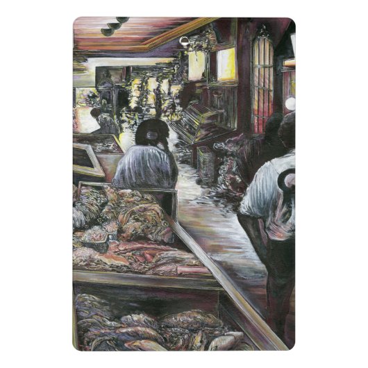 Aquatisch, maar gekust met woestijnwind, Jeruzalem Mini Klembord (Achterkant)