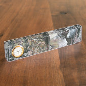 Aquatisch, maar gekust met woestijnwind, Jeruzalem Naambordje (Zijkant)