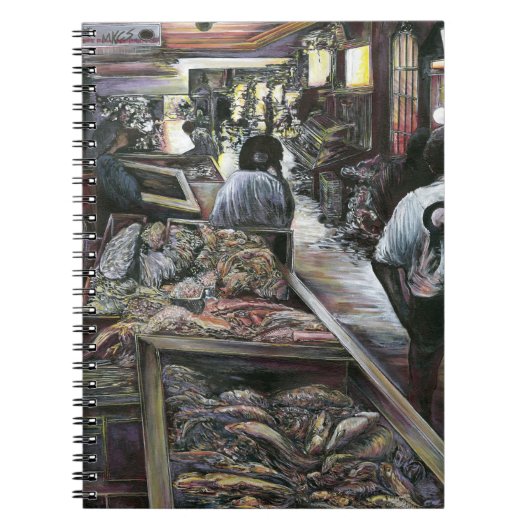 Aquatisch, maar gekust met woestijnwind, Jeruzalem Notitieboek (Voorkant)