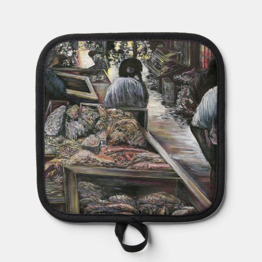 Aquatisch, maar gekust met woestijnwind, Jeruzalem Pannenlap (Voorkant)