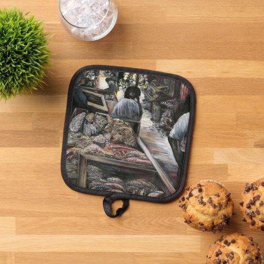 Aquatisch, maar gekust met woestijnwind, Jeruzalem Pannenlap (Top down)