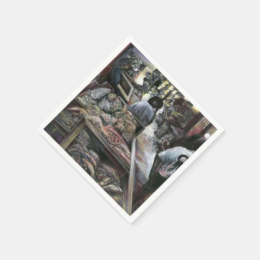 Aquatisch, maar gekust met woestijnwind, Jeruzalem Servet (Hoek)