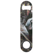 Aquatisch, maar gekust met woestijnwind, Jeruzalem Speed Flessenopener (Achterkant)