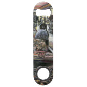 Aquatisch, maar gekust met woestijnwind, Jeruzalem Speed Flessenopener (Voorkant)