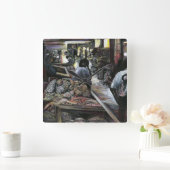 Aquatisch, maar gekust met woestijnwind, Jeruzalem Vierkante Klok (Huis)