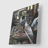 Aquatisch, maar gekust met woestijnwind, Jeruzalem Vierkante Klok (Hoek)