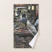 Aquatisch, maar toch gezoend met de woestijnwind bad handdoek (Handdoek)