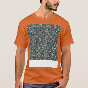 Aquatisch Naadloos Patroon Onderwater Zee leven Oc T-shirt