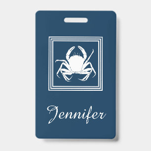 Aquatisch ontwerp badge