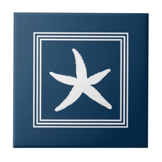 Aquatisch ontwerp tegeltje (Voorkant)