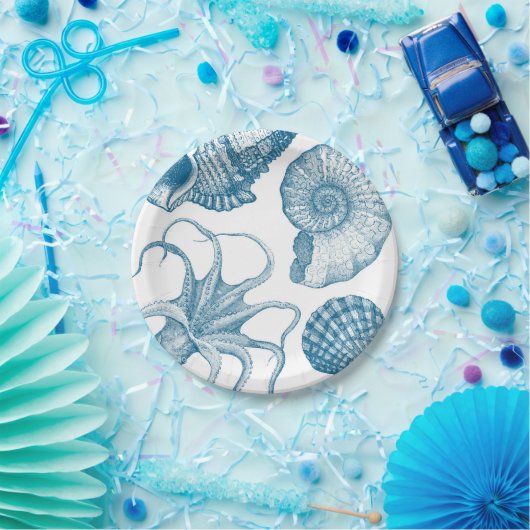  aquatisch papieren bordje (Feest)