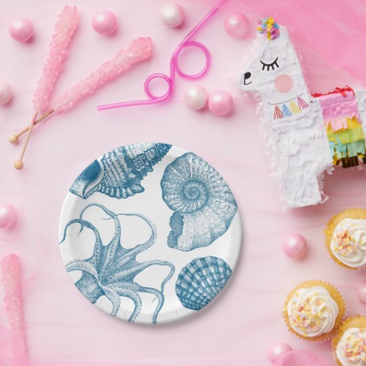  aquatisch papieren bordje (Feest)