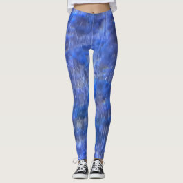 aquatisch rotspatroon leggings