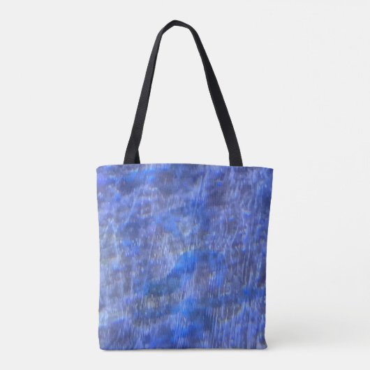aquatisch rotspatroon tote bag (Achterkant)