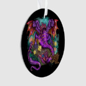 Aquatisch Zee Dragon Ornament (voorkant)