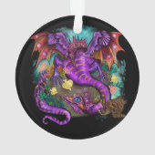 Aquatisch Zee Dragon Ornament (achterkant)