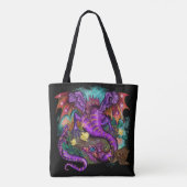 Aquatisch Zee Dragon Tote Bag (Achterkant)