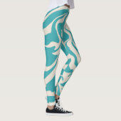 Aquatische Abstracte Leggings (Rechts)
