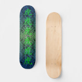 Aquatische Chinese Tijger Skateboard (Voorkant)