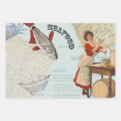  aquatische collage inpakpapier vel (Voorkant 3)