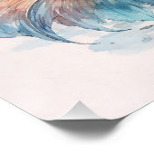 Aquatische Draak Mistige Wateren Perfect Poster (Hoek)