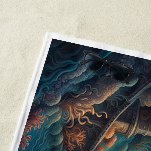 Aquatische droombeelden: buitenaardse strandlaken (In situ)