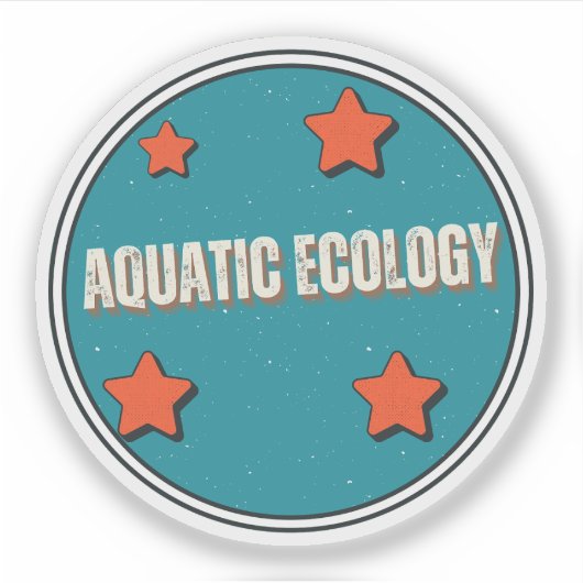 Aquatische Ecologie Sticker (Voorkant)