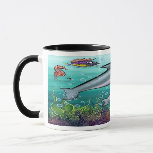 Aquatische Fantasy Mok (Links)