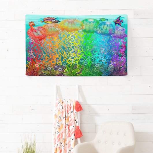 Aquatische Fantasy Spandoek (Insitu)