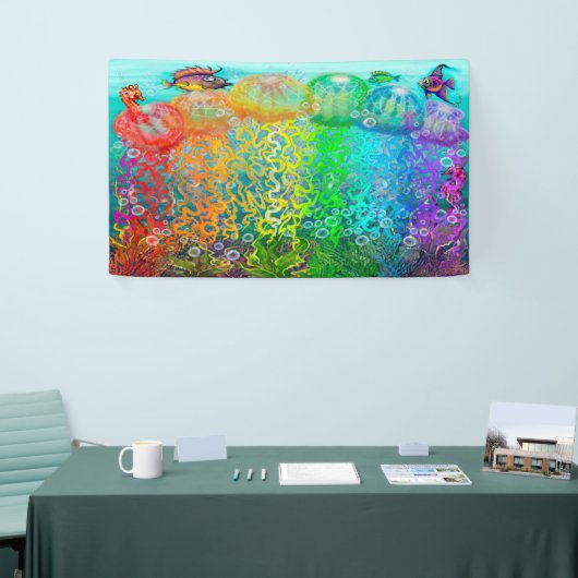 Aquatische Fantasy Spandoek (Beurs)