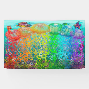 Aquatische Fantasy Spandoek