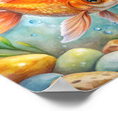 "Aquatische harmonie" Poster (Hoek)