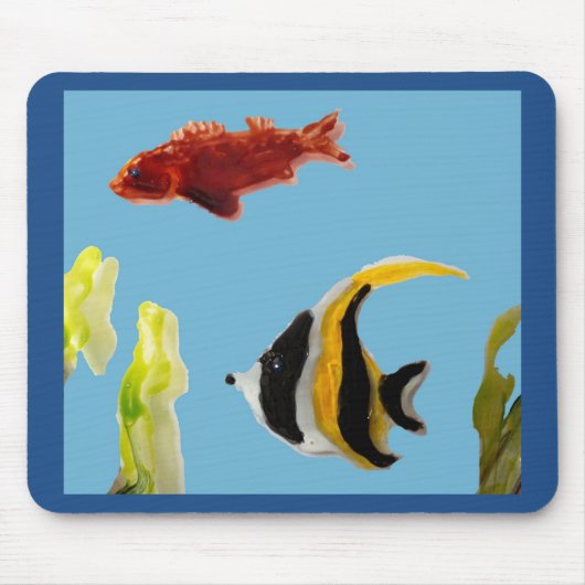 Aquatische Kunstvis Muismat (Voorkant)