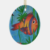 aquatische organismen keramisch ornament (Rechts)