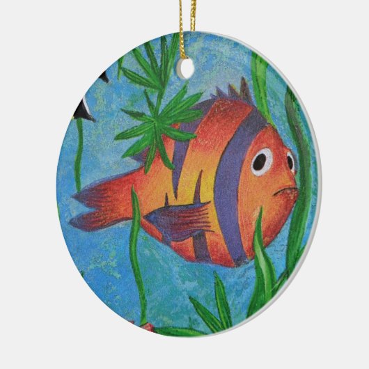 aquatische organismen keramisch ornament (Links)