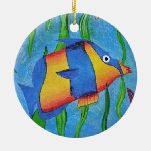 aquatische organismen keramisch ornament (Achterkant)