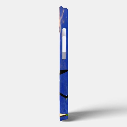 Aquatische Silhouettewolk Case-Mate iPhone Case (Achterkant / Links)