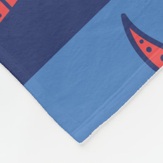 Aquatische Speeltijd: Kinderen Fish Fantasy Fleece Deken (Hoek)