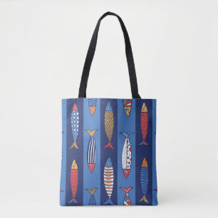 Aquatische Speeltijd: Kinderen Fish Fantasy Tote Bag