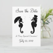 Aquatische uitnodiging (Staand voorkant)