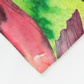 Aquatische visset. Rode zee en exotische vissen bi Fleece Deken (Hoek)