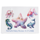 Aquatische vrienden groot cadeauzakje (Voorkant)