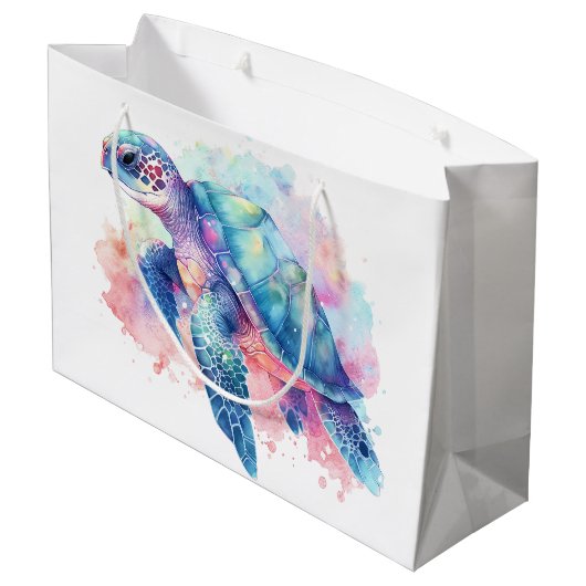 Aquatische vrienden groot cadeauzakje (Achterkant Gekanteld)